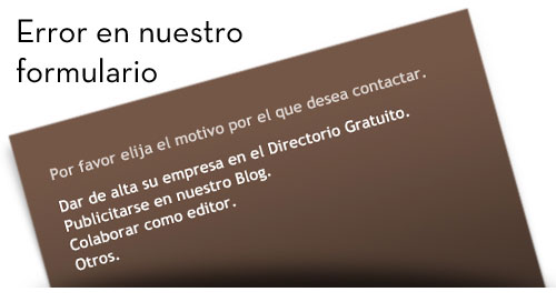 error-formulario