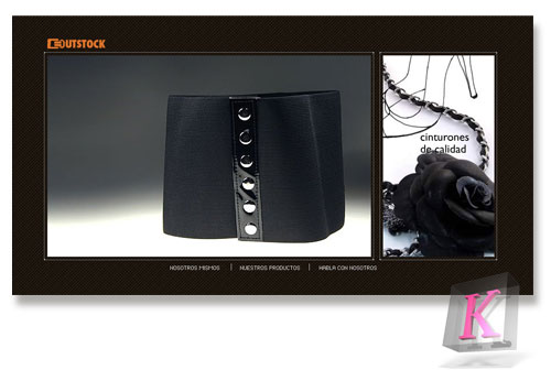 Outstock cinturones de piel